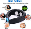 Neck Massager With Heat, Electric Neck Massager, Neck Massager For Pain Relief Deep Tissue, 9 Modes 50 Intensities, Ems Neck Massager For Home Office Car Travel Black Fsa Hsa Approved Products Only