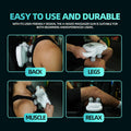 Deity Massage Gun Deep Tissue, 4-Heads Handheld Electric Body Massager, Rechargeable Percussion Massager For Pain Relief In Back, Leg, Neck, Shoulder And Body, Relax Perfect Gifts For Man Women, White