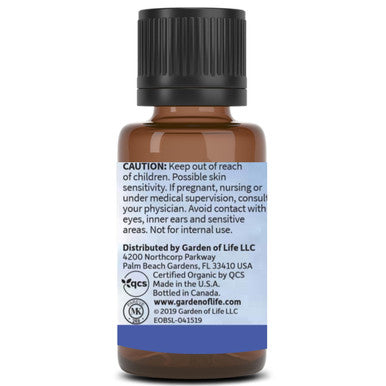 Garden of Life Essential Oils 100% Organic And Pure Lavender 0.5 Fl Oz