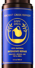 Organic Foot Cream Made of Olive Almond Grapeseed Lavender Vitamin E Oil. Balm Moisturizer for Cracked Dry Feet Hands Heels Elbows Nails Knees. Natural Foot Care lotion 3.4 Oz