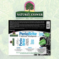 Nature'S Answer PERIOBRITE Activated Charcoal Toothpaste (Pack of 3) 4 oz. Tooth Whitening Plaque Removing Peppermint Flavored Stain Remover | Fluoride