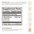 Solgar Reduced L-Glutathione 250 Mg - 60 Vegetable Capsules - Antioxidant Support - Non-Gmo Vegan Gluten Free Dairy Free Kosher 60 Servings