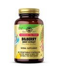 Solgar Standardized Full Potency Bilberry Berry Extract Vegetable Capsules 60 Count