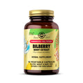 Solgar Standardized Full Potency Bilberry Berry Extract Vegetable Capsules 60 Count