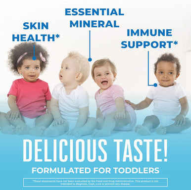 Maryruth Organics Toddler Liquid Ionic Zinc Sulfate with Organic Glycerin for Immune Support | Vegan | Formulated for Ages 1-3 | 1 Month Supply | 2 Fl Oz