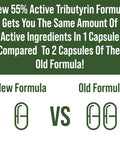Corebiome Tributyrin Postbiotic Supplement Clinically Tested For Gut Health. More Effective Than Sodium Butyrate Capsules. High