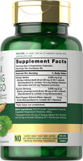 Carlyle Panax Ginseng + Ginkgo Biloba | 120 Vegetarian Capsules | 5,000Mg | Vegetarian, Non-Gmo, And Gluten Free Supplement