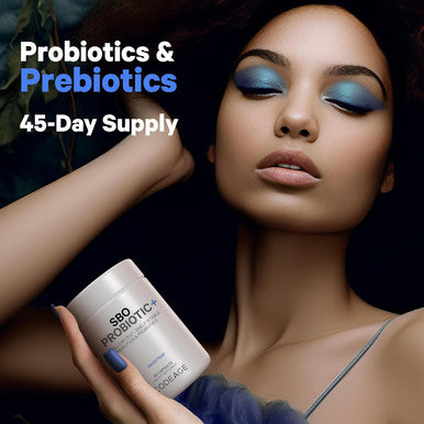 Codeage SBO Probiotics 50 Billion CFUs Per Serving Multi Strain Soil Based Organisms Blend and Organic Fermented Botanical Blend Shelf-Stable 90 Capsules
