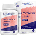 Herodianow 99% Ultra Purity Sublingual Trans-Resveratrol Supplement Organic 900Mg,Aging,Skin,Immune System,120 Lozenges