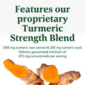 MegaFood Turmeric Curcumin Extra Strength - Whole Body - Turmeric Curcumin With Black Pepper- 475Mg Curcuminoids - Holy Basil Tart Cherry - Made Without 9 Food Allergens - 120 Tabs (60 Servings)
