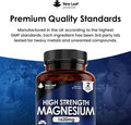 Magnesium Citrate Capsules 1620Mg - Super Strength And High Absorption Magnesium Supplements - With 500Mg Elemental Vegan Magnesium - Not Magnesium Tablets - Muscle & Sleep Support (Two Months Supply)