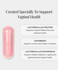 JSHealth Vitamins Vaginal Probiotic Supplement - Supports Urinary And Vaginal Health Shelf Stable Yeast Infection Treatment For Women (30 Capsules)