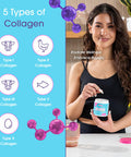 Obvi Multi Collagen Burn Fast Hydrolyzed Collagen Peptides Types I, II, III, V, X Keto and Gluten Free 30 Servings