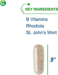 Nutra BioGenesis - Eskaloft - B Vitamins, Rhodiola and St. John's Wort to Help Support Neurotransmitter Health & Stress Response - Gluten Free - 60 Capsules