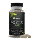 Karamd Focus 365 - Nootropic Brain Supplement For Memory & Focus - With Maca Root, Ginseng, Acetyl L-Carnitine & Green Tea - Vegetable Capsules - 30 Servings (60 Capsules)