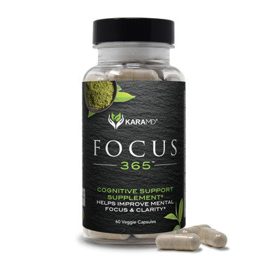 Karamd Pure I.V. + Focus 365 - Special Bundle - Lemon Lime Hydration Packets (16 Sticks) & Powerful Supplement For Memory & Concentration (60 Capsules) - Fuel Your Energy & Concentration Now