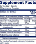 Vitanica Iron Extra Iron Supplement Enhanced Absorption with Vitamin C 500mg Methylfolate 400mcg B12 Vitamin 500mcg Calcium Yellow Dock Dandelion Root & Nettle Leaf Extract Vegan 60 Capsules