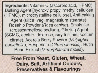 HealthAid Vitamin C 1000mg - Prolong Release - 30 Vegan Tablets