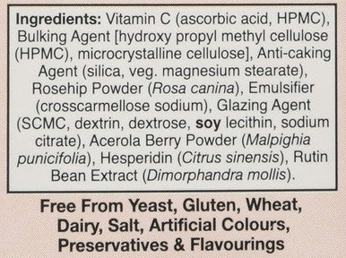 HealthAid Vitamin C 1000mg - Prolong Release - 60 Vegan Tablets