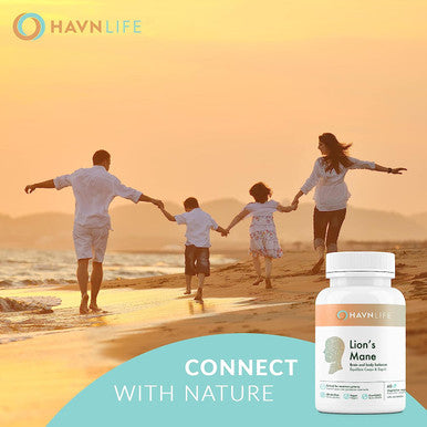 HAVN LIFE Lion's Mane | Pure Lion's Mane Mushroom Extract | Support Immune system, Mental Clarity, Memory and Cognitive Health | Antioxidant supplement | Non-GMO - 60 Vegan Capsules