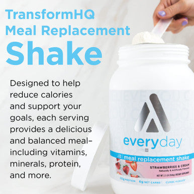TransformHQ Meal Replacement Shake Powder 28 Servings Chocolate Gluten Free NonGMO