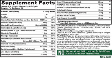 Nature's Truth Superior Strength Hair/Skin/Nails with Argan/Coconut Oil/Collagen (Pack of 2)