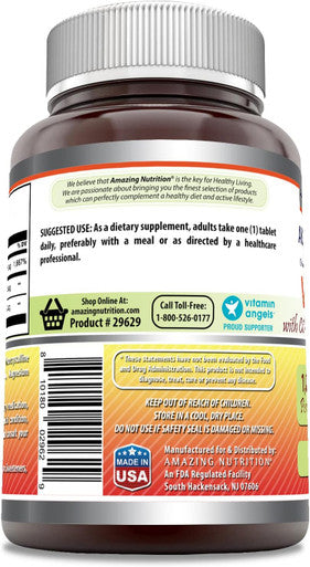 Amazing Nutrition Formulas Vitamin C with Rose HIPS and Citrus Bioflavonoids | 240 Tablets Supplement | Non-GMO | Gluten | Made in USA
