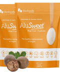 Alusweet Monk Fruit Sweetener with Erythritol Zero Calorie - 12 oz - 1:1 Sugar Substitute, Keto-Friendly, Gluten-Free, Organic, Plant-Based Sugar Substitute for Baking, Coffee, Cooking and Drinks
