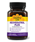 Country Life Resveratrol Plus Vegan Capsules 60'S