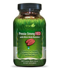 Irwin Naturals Prosta-Strong RED with Nitric Oxide Boosters - Prostate Health Support - Saw Palmetto Lycopene Pumpkin Seed & More - 80 Liquid Softgels