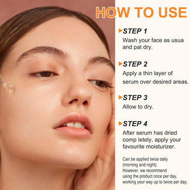 Elbbub Premium 20% Vitamin C Serum For Face with Hyaluronic Acid Retinol & Amino Acids - Boost Skin CollagenHydrate & Plump Skin Anti Aging & Wrinkle Facial Serum 60ml