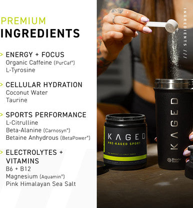 Kaged Muscle Pre Workout Powder Pre Kaged Sport Pre Workout for Men and Women Increase Energ Focus Hydration and Endurance Organic Caffeine Plant Based Citrulline(Blue Razz)