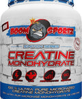 BOOM SPORTZ - Creatine Monohydrate Powder 100% Pure Micronized Creatine Monohydrate - Pharmaceutical Grade - 450 Gram - 90 Servings