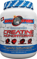 BOOM SPORTZ - Creatine Monohydrate Powder 100% Pure Micronized Creatine Monohydrate - Pharmaceutical Grade - 450 Gram - 90 Servings