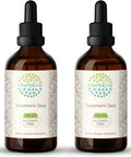 Solomon's Seal B120 (2pcs) Alcohol-Free Herbal Extract Tincture, Concentrated Liquid Drops Natural Solomon's Seal (Polygonatum odoratum) Dried Root (2x4 fl oz)