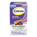 Caltrate Chewables 600 +D3 Plus Minerals Calcium and Vitamin D Sugar Free Cherry Orange and Fruit Punch 60 Count