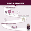 Laboratoires Nutrimea Organic Beard & Hair Growth Complex - with Biotin Selenium Zinc & Pumpkin Seeds - Against Hair Loss and Baldness - Promotes Beard Growth - Nutrimea - Made in France