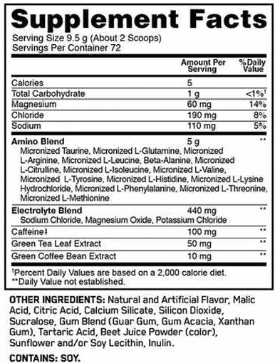 Optimum Nutrition Essential Amin.O Energy & Electrolytes Watermelon Splash 1.51 Lb