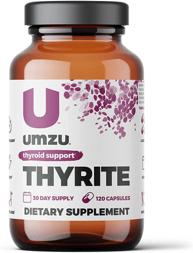 UMZU Thyrite Advanced Thyroid Supplement to Support Healthy Thyroid Function with Magnesium Ashwagandha Zinc Copper Iodine Selenium 30 Servings
