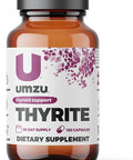 UMZU Thyrite Advanced Thyroid Supplement to Support Healthy Thyroid Function with Magnesium Ashwagandha Zinc Copper Iodine Selenium 30 Servings