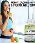 L Lysine 500mg Capsules Immune Support, Cold Sores, Joint Health & Brain Functioning - Amino Acid for Men and Women- 100 Capsules- Made in USA by Amate Life