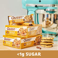Quest Nutrition Protein Bar, Chocolate Chip Cookie Dough, 21g Protein, 4g Net Carbs, 190 Cals, Low Carb, Gluten Free, Soy Free, 2.12oz Bar, 1 Count