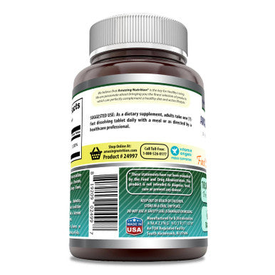Amazing Formulas Biotin Fast Dissolving Supplement | 10000 Mcg | 60 Tablets | Citrus Flavor | Non-Gmo | Gluten Free | Made In Usa