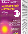 Natural Factors Biocoenzymated Methylcobalamin Dibencozide 3000 Mcg 30 Tab