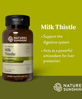 Nature'S Sunshine Milk Thistle, 60 Time-Release Tablets | Supports The Digestive System, Protects The Liver, And Acts As A Powerf
