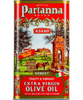 Partanna Robust Extra Virgin Olive Oil - Premium 100% Castelvetrano Oil - High Polyphenol - First Cold Pressed - Early Harvest in Sicily - Award Winning Italian EVOO -Monovarietal -101 fl oz (3 L) Tin