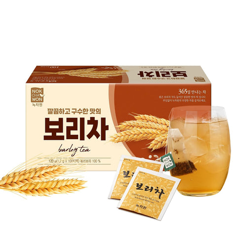 [Nokchawon] Korean Mulberry Leaf Tea Bags, Caffeine Free Herbal Infusion, Mild Green Taste for Daily Wellness & Carb Control Diet, 40 Count