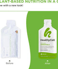 Healthycell Vegan Essentials - Liquid Multivitamin Supplement For Brain, Heart, Immunity, Energy, Skin And Hair Support - Vegan Multivitamin For Women & Men - Maximum Absorption - 30 Gel Packs