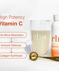 Liposomal Vitamin C Ultra High Absorption Liquid Vitamin C Supplement - Supports Immune System, Collagen Production, And Overall Health For Men And Women
