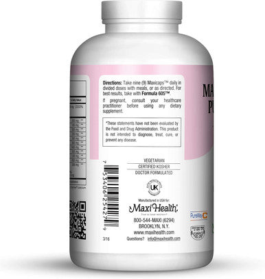 Maxi Health Lactation Pure & More - Mom's Favorite - Nursing Support - 270 Capsules - Kosher (LPM)